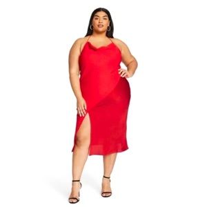 Cushing for Target red slip dress